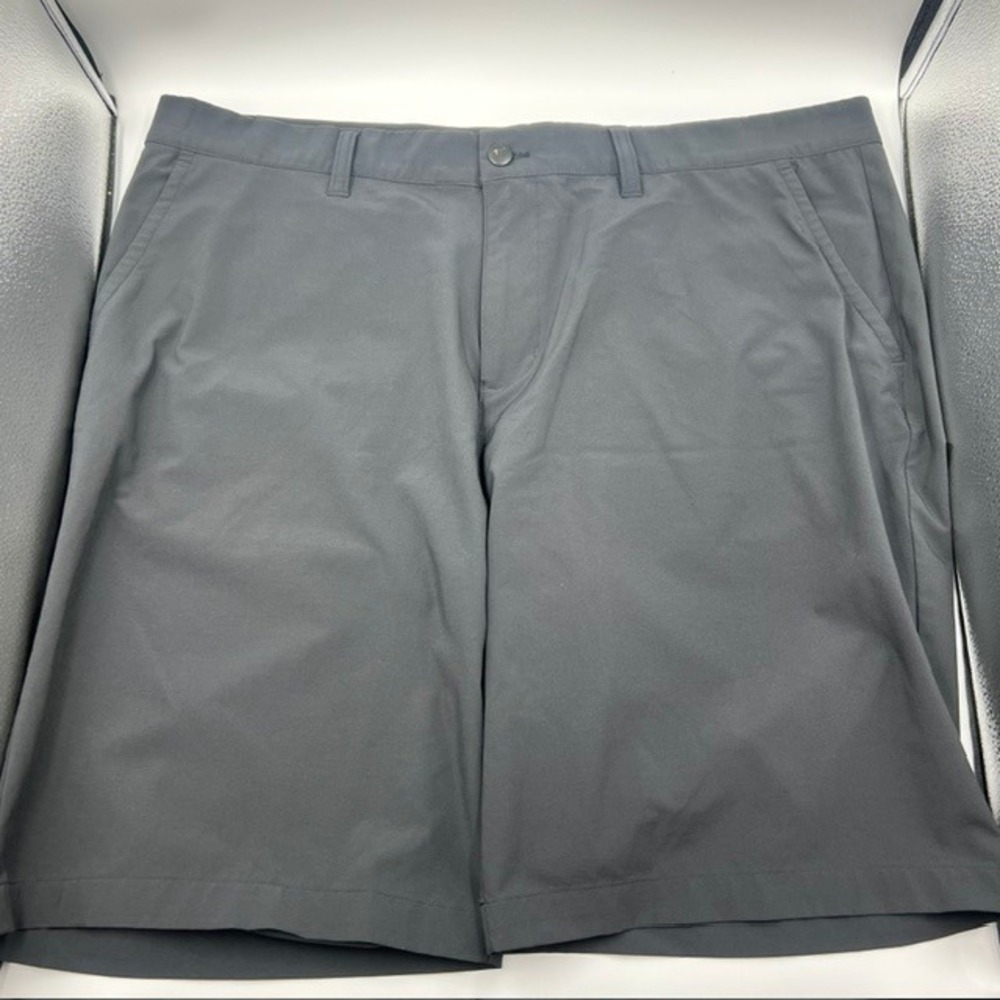 Adidas Ultimate365 Men's Black Flat Front 10" Golf Chino Shorts Size 38